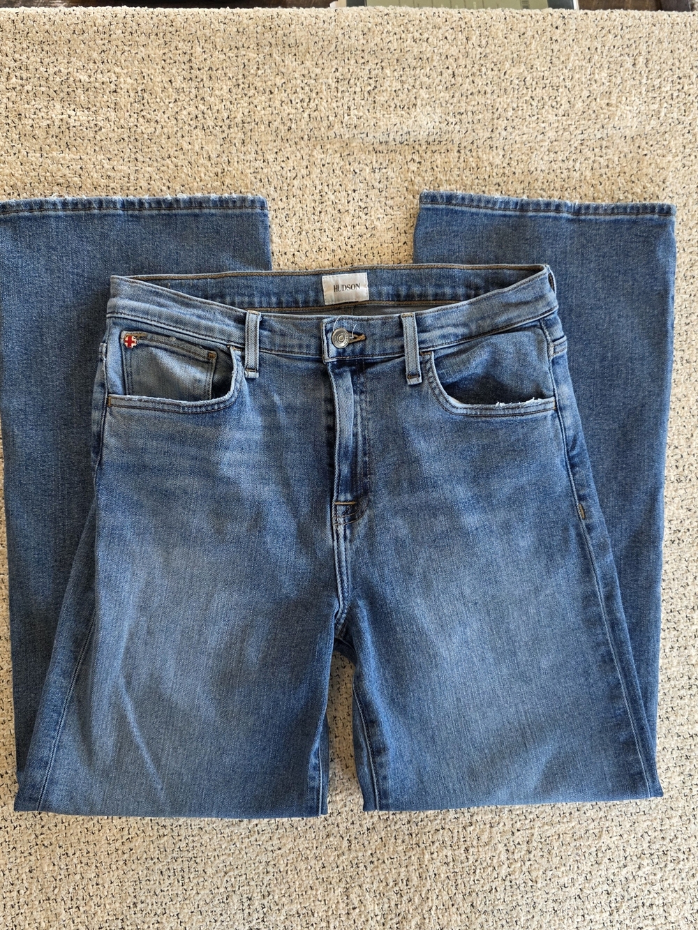 Hudson Rosalie Mid Rise Flare Jeans Medium Wash Size 29 Y2K